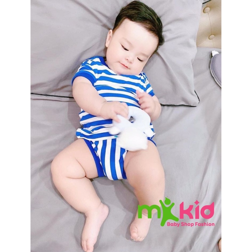 Quần Áo Trẻ Em 💖 Bộ Đồ Sọc Cho Bé Chất Cotton Co Giản 4 Chiều Thấm Hút Mồ Hôi Tốt - AF KID