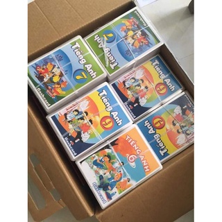 Flashcard tiếng anh lớp 2 Khổ A5 Ép Platic
