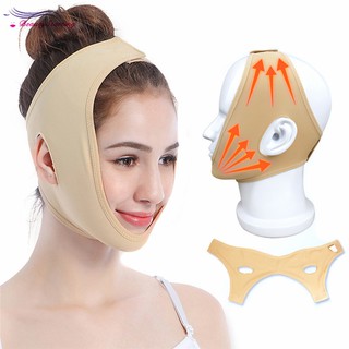 [Hàng mới về] Mặt nạ trùm đầu làm thon gọn mặt giảm cằm đôi làm săn chắc các nếp nhăn chăm sóc da hiệu quả