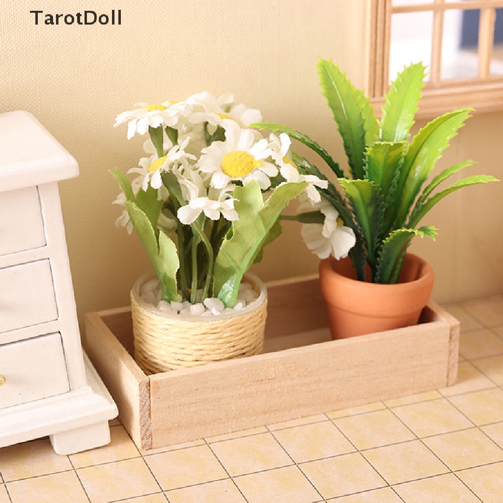 Giỏ Gỗ Mini Đựng Trái Cây Rau Củ Quả Trang Trí Nhà Búp Bê