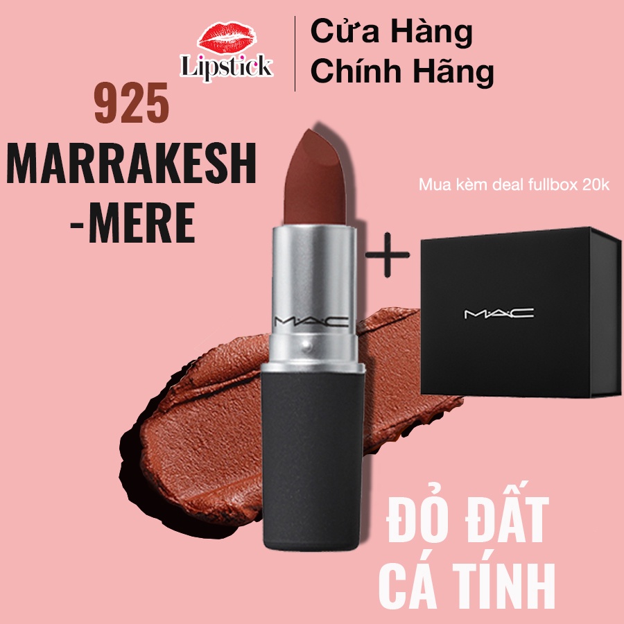 Son môi MAC Powder Kiss Lipstick 925 marrakesh-mere full 3g mới 2021
