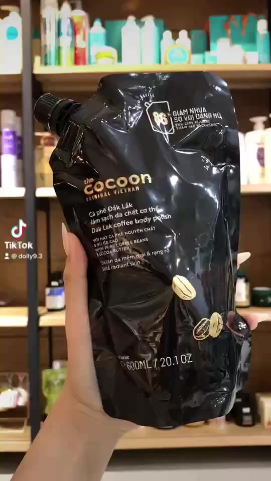 Túi Refill Tẩy Tế Bào Chết Toàn Thân Sạch Da Cocoon Dak Lak Coffee Body Polish -600ml | BigBuy360 - bigbuy360.vn
