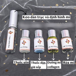 Set uốn mi collagen