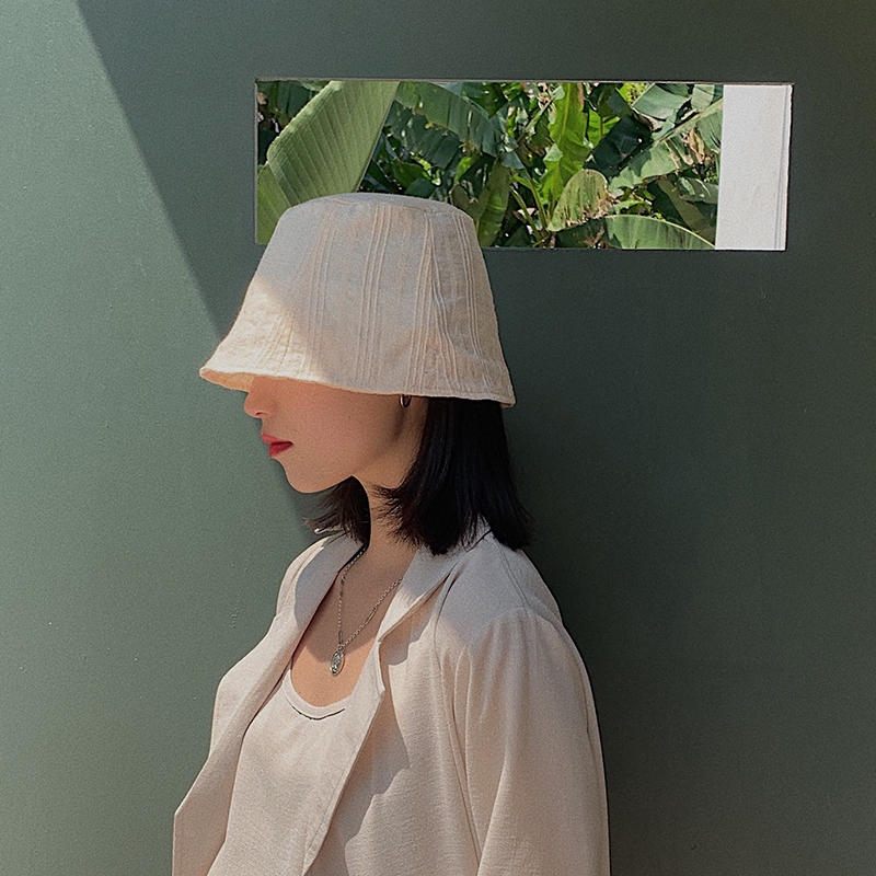 Nón Vành Nhỏ Màu Trơn Đơn Giản Phong Cách Hàn Quốc Cho Nữ
