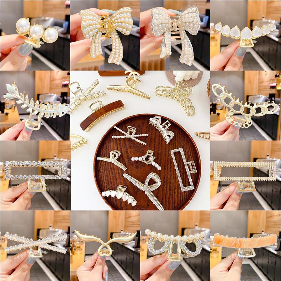 Kẹp tóc đính ngọc trai giả sang trọng thanh lịch cho nữ