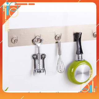 THANH MÓC TREO QUẦN ÁO DÍNH TƯỜNG ĐA NĂNG 5 MÓC[THANH LÝ] [RẺ SHOCK]