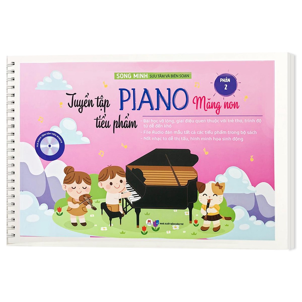 Sách - Tuyển Tập Tiểu Phẩm Piano Măng Non - Bộ 2 quyển, lẻ tùy chọn