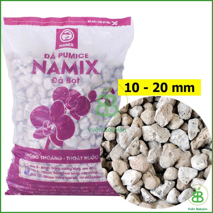 Đá Bọt Pumice - Cực Phẩm Cho Lan, Hoa Hồng, Cây Cảnh 10-20mm