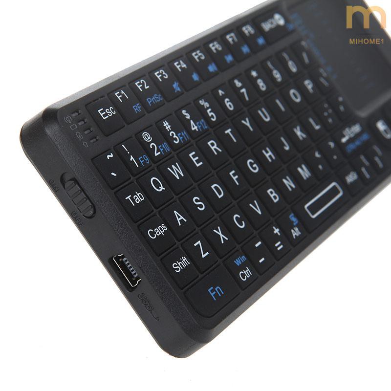 Bàn Phím Tích Hợp Chuột Không Dây Mi Rii Mini X1 2.4g Cho Pc Notebook Smart Tv