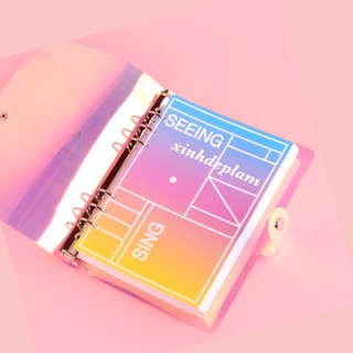 Sổ planner Hologram màu mới ánh hồng - pinky holo