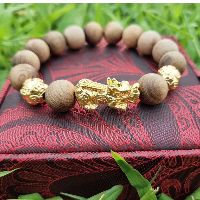 [SALE OFF] [Tặng Nhẫn] Vòng Ngọc Am xịn Tỳ Hưu, Hạt charm mạ vàng  hương thơm tự nhiên dành cho nam nữ | BigBuy360 - bigbuy360.vn