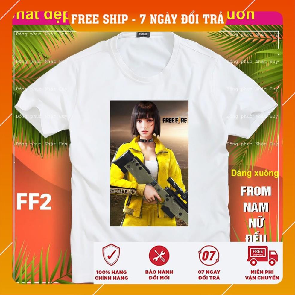 [FreeShip]  áo thun game Free Fire FF26 ,phông bao đổi trả, chất đẹp