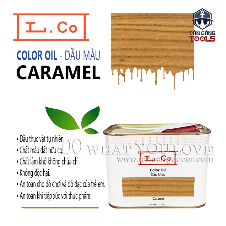 L.Co Dầu Màu – Màu Caramel COLCA ( Nhiều Trọng Lượng )