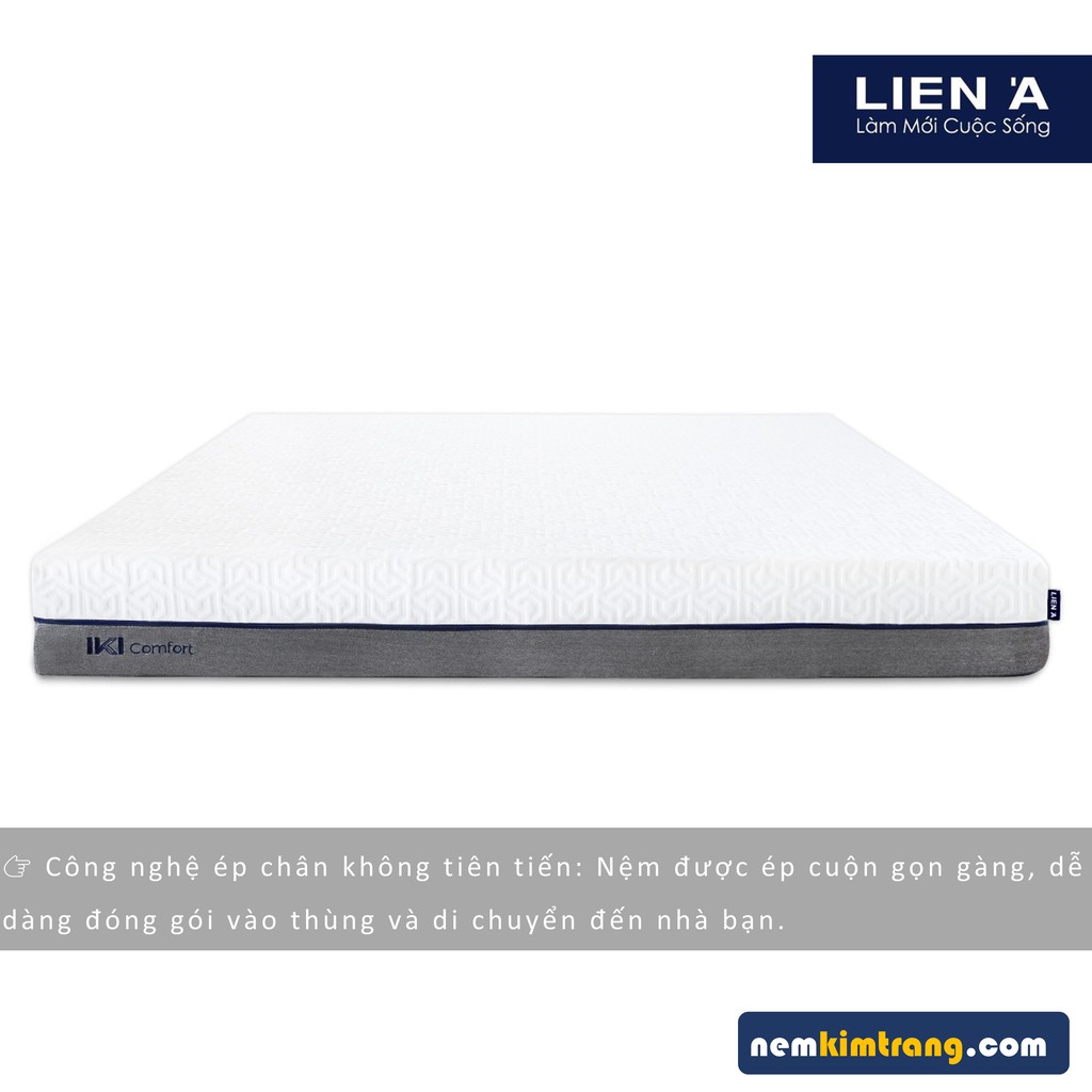 [FREE SHIP] Nệm đa tầng IKI Comfort Liên Á - CHÍNH HÃNG, BẢO HÀNH 10 NĂM