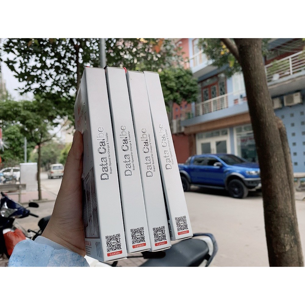 Dây Sạc Iphone 5A Earldom EC-071 1M Cho Điện Thoại IPhone Samsung Oppo Xiaomi chân TypeC Micro USB  siêu bền