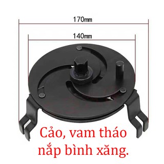 DỤNG CỤ VAM CẢO THÉP 3 CHÂN THÁO NẮP NHỰA BÌNH XĂNG Ô TÔ, THIẾT BỊ SỬA CHỮA NẮP BÌNH NHIÊN LIỆU Ô TÔ