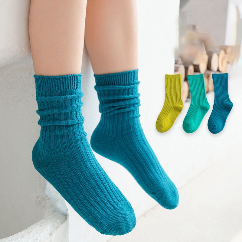 Bộ 3 Đôi Vớ Cotton Mềm Chất Lượng Cao Cho Bé