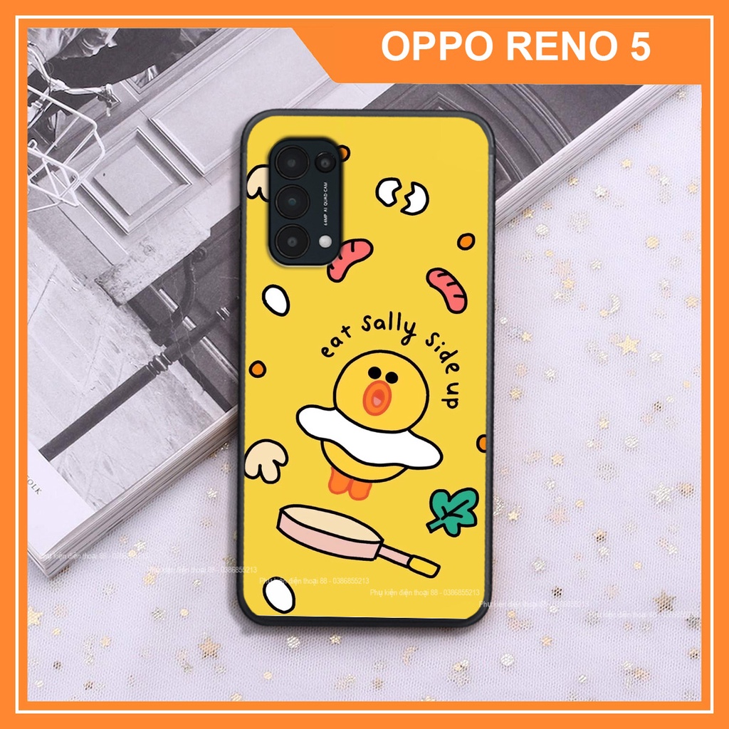Ốp lưng Oppo Reno 5 in hình 3D dễ thương gấu bear đáng yêu - RẺ - BỀN - ĐẸP