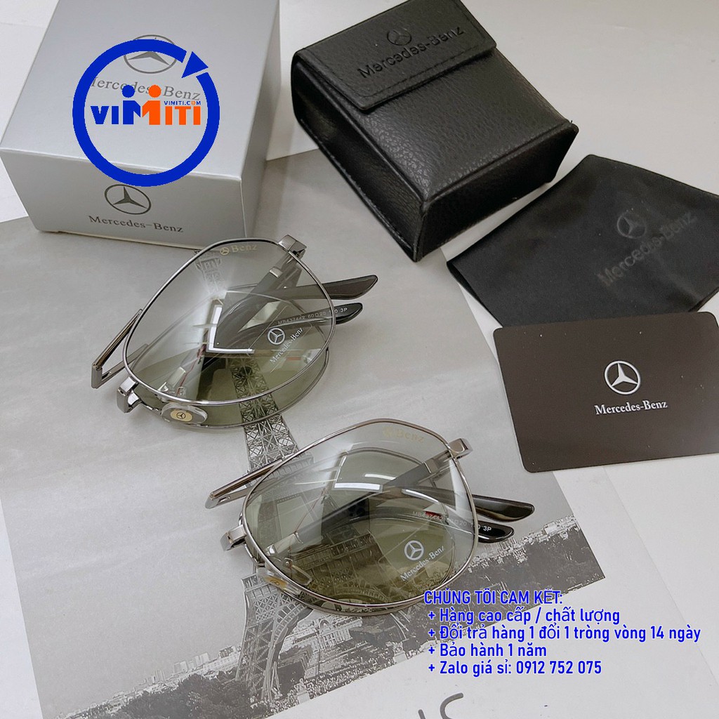 [ MUA VỚI GIÁ HỜI ] Kính mát thời trang đi đêm cao cấp Mercedes Benz tròng kính Polarized [ NÊN MUA NGAY ]