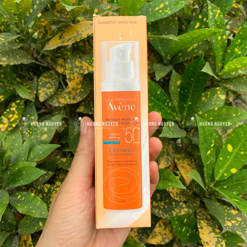 [MãCOSHAPPY83 - 80k đơn 500k] Kem Chống Nắng Avene Dry Touch Fluide SPF50+ 50ml / Avene Mattifying Cleanance SPF50+ 50ml