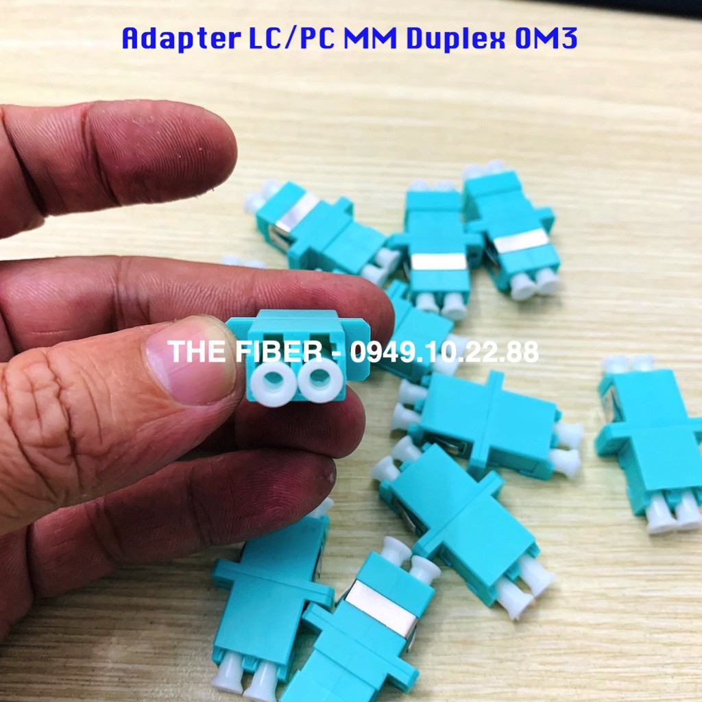 Adapter quang LC/PC MM Duplex OM3 (Bộ 6 hoặc 12 cái)