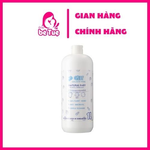 Nước giặt xả quần áo trẻ em Golden Wing hương thiên nhiên 1L