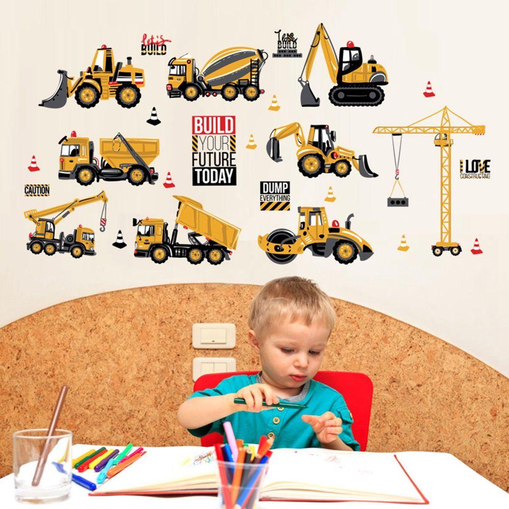 Sticker Dán Tường Họa Tiết Hoạt Hình Trang Trí Phòng Ngủ Cho Bé
