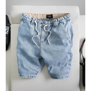 Quần short bò phối chỉ QSB52