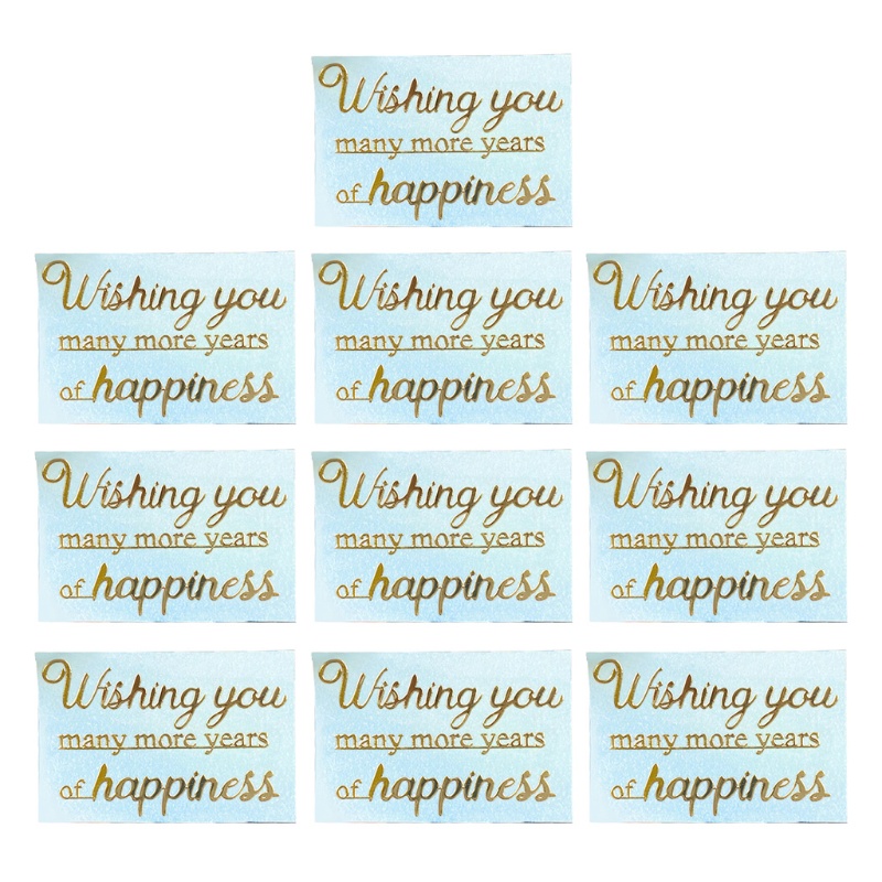 Miếng Dán Kim Loại In Chữ Làm Đồ Trang Sức Thủ Công DIY