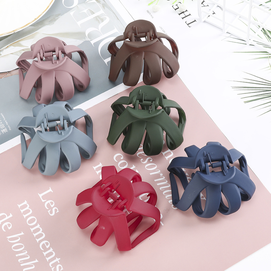 Kẹp tóc càng cua bằng nhựa đơn giản thời trang Hàn Quốc cho nữ