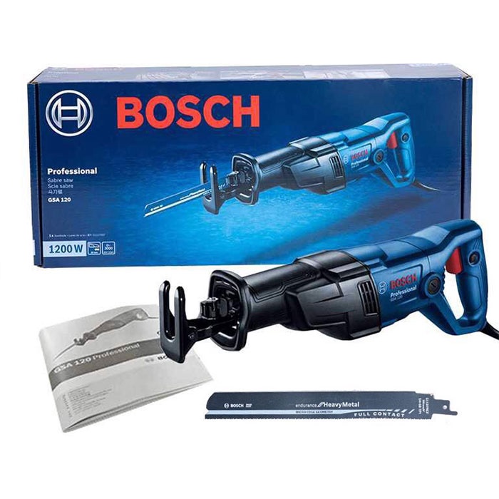 Máy cưa kiếm Bosch GSA 120 - Công suất mạnh mẽ, thiết kế chắc chắn
