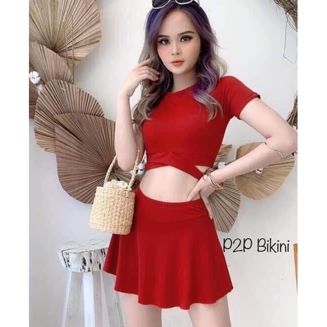 Đồ Bơi Cặp Nam Nữ Mặc Đi Biển Bin Sports CB082