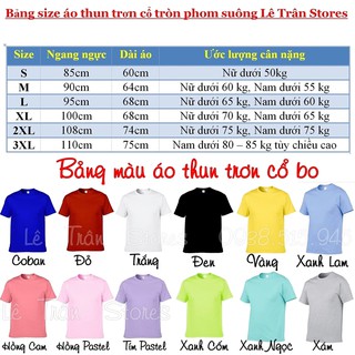 ÁO THUN TRƠN NAM NỮ ĐẸP GIÁ RẺ ÁO ĐÔI COUPLE