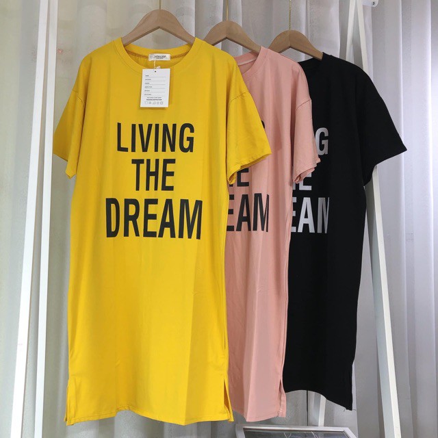 [FREE SHIP từ 50K] Váy Suông LIVING THE DREAM Form rộng