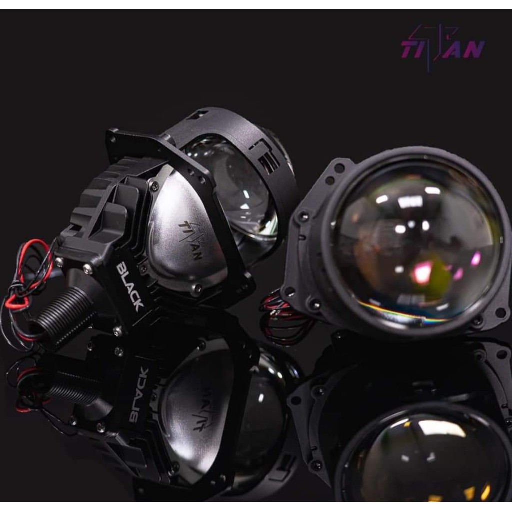 Bi cầu Led Titan Black chính hãng GTR Nhiệt màu 6000k công suất 50W