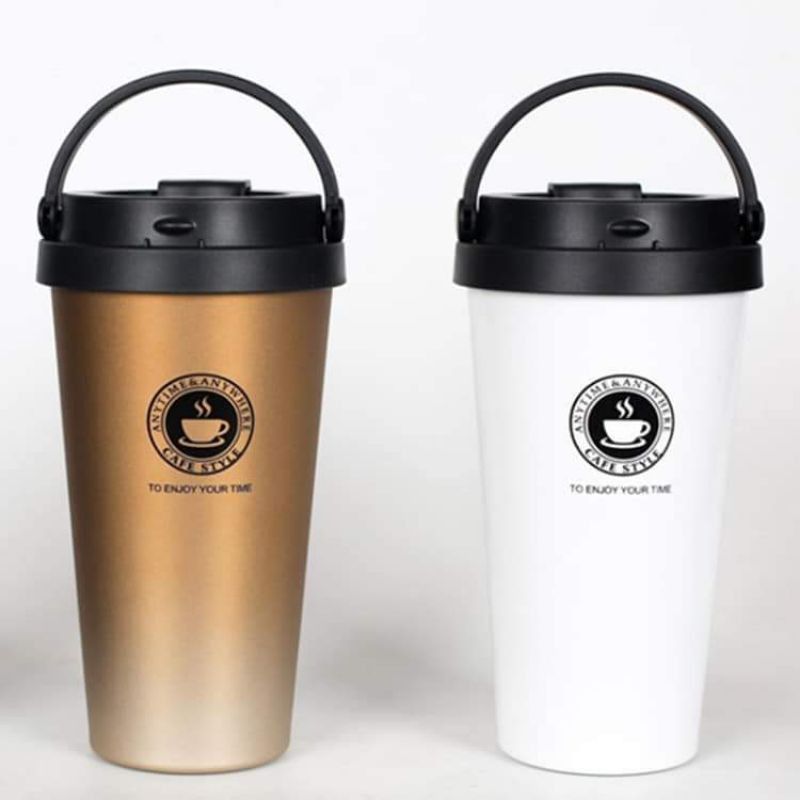 Ly inox cafe có nắp 500ml,,,