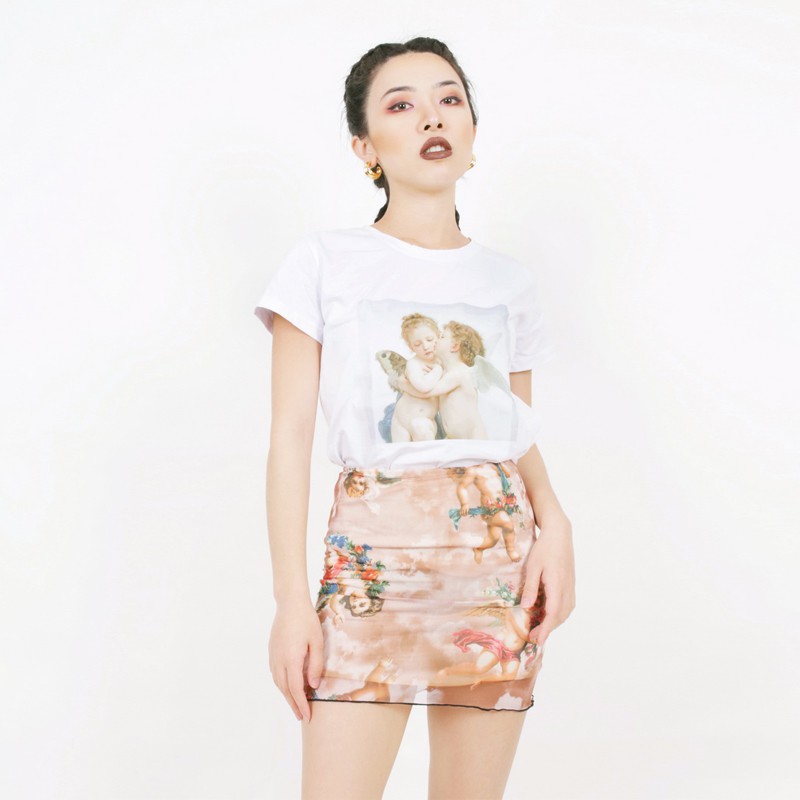 Chân váy ngắn bó sát nữ tính