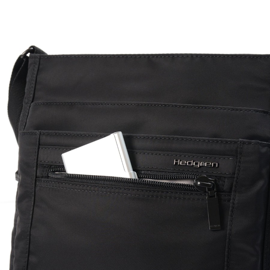 [Mã LT150 giảm 150k đơn 699k] Túi đeo chéo Hedgren INNER CITY HIC370/003-10 BLACK 21.5x2x20