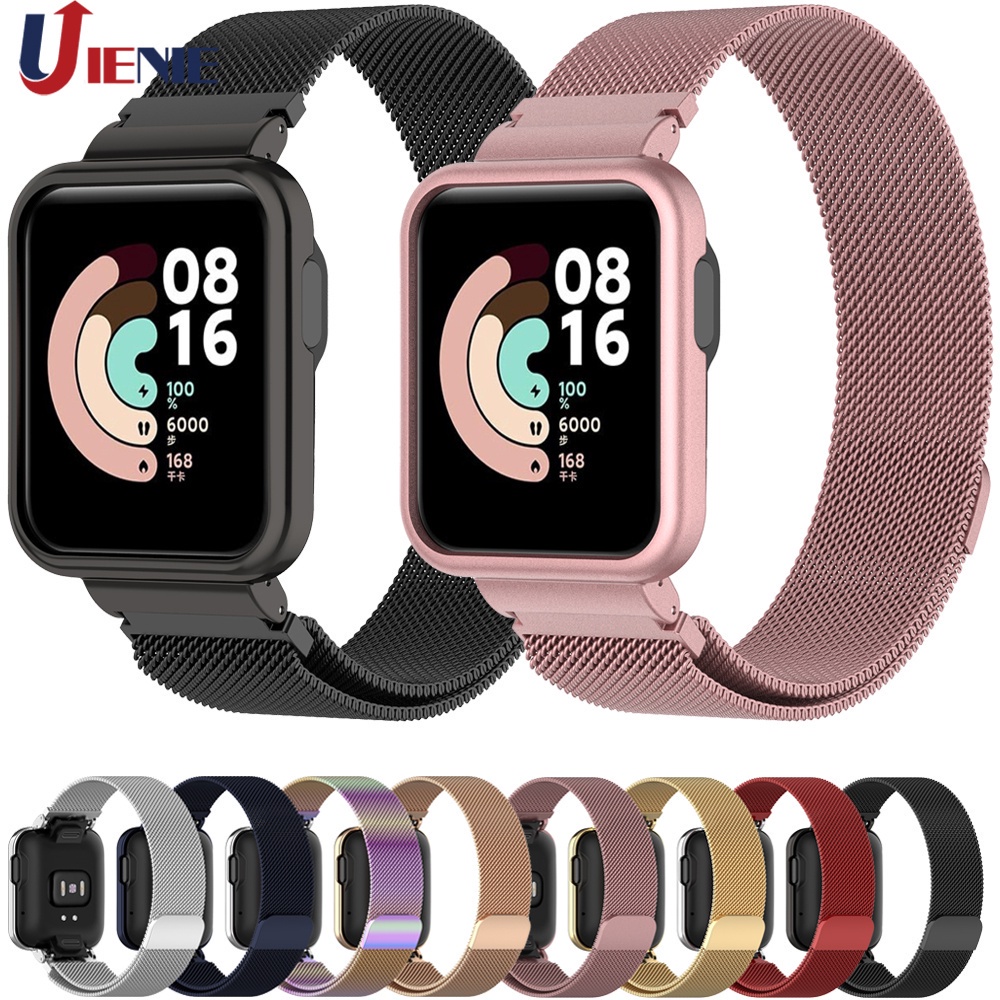 Dây đeo đồng hồ thông minh milanese bằng thép không gỉ thay thế cho Xiaomi Mi Watch Lite/ Redmi 1