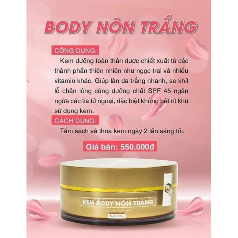 KEM BODY NÕN TRẮNG