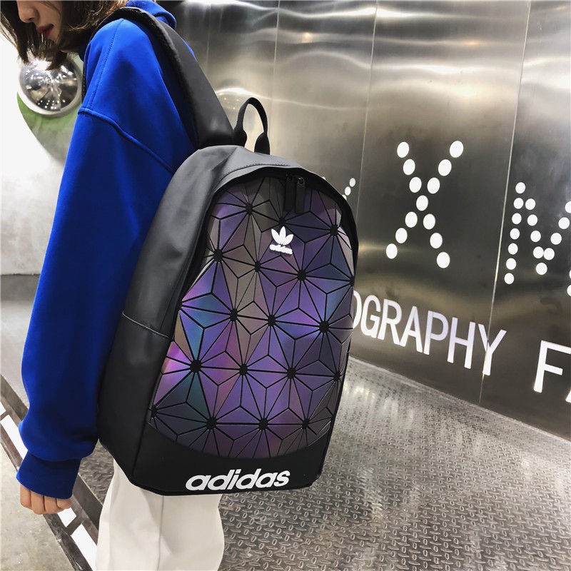 15.6 inch laptop bag--Unisex 2021 New Balo Adidas chính hãng họa tiết 3D phản quang thời trang cá tính cỡ 32 * 16 * 45cm