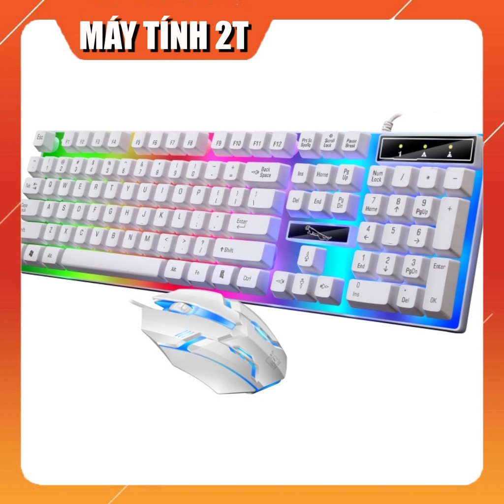 Combo Bàn Phím Gaming có dây Kèm Chuột Máy Tính - Màu Ấn Tượng Chuyên Game LED 7 Màu - Máy Tính 2T | BigBuy360 - bigbuy360.vn