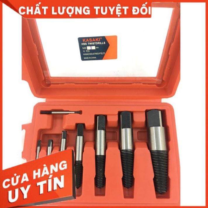 Bộ Dụng Cụ 8 Món Lấy Đầu Ống Nước Và Bu Lông Ốc Vít Gãy