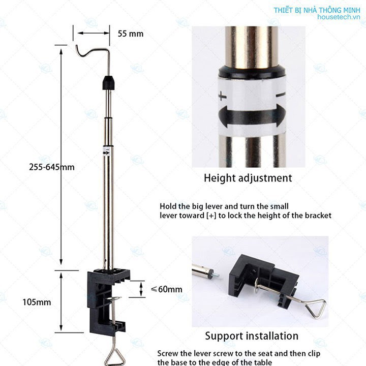 Combo Dây Truyền động nối máy khoan mài khắc và giá treo máy khoan mini