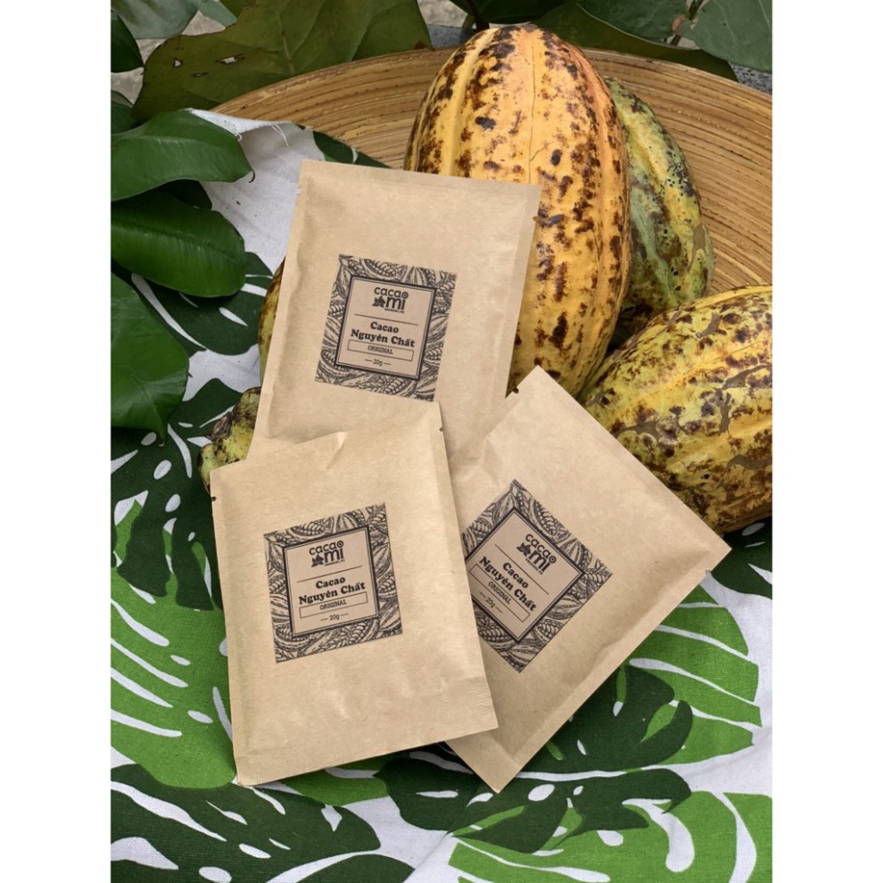 Cacao Nguyên Chất 100% Hỗ Trợ Giảm Cân FREESHIP Bột Cacao MI Uống Liền Ngon VSATTP 1 Gói Dùng Thử
