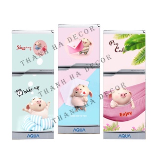 Decal dán Tủ Lạnh Pig 2022 chất liệu cao cấp