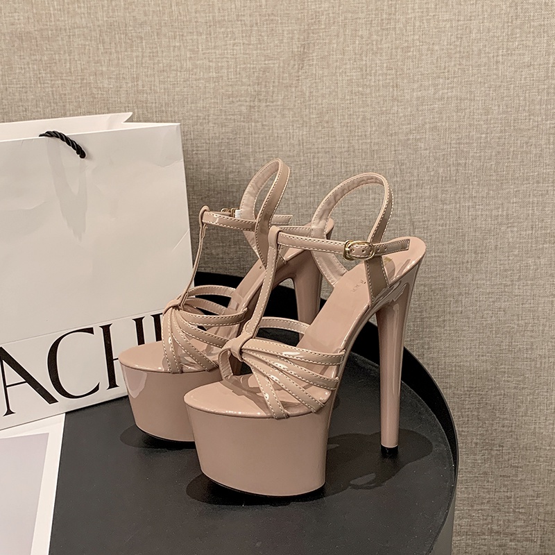 A131 giầy cao gót đúp 7cm gót cao 17,5cm kiểu dáng sang chảnh