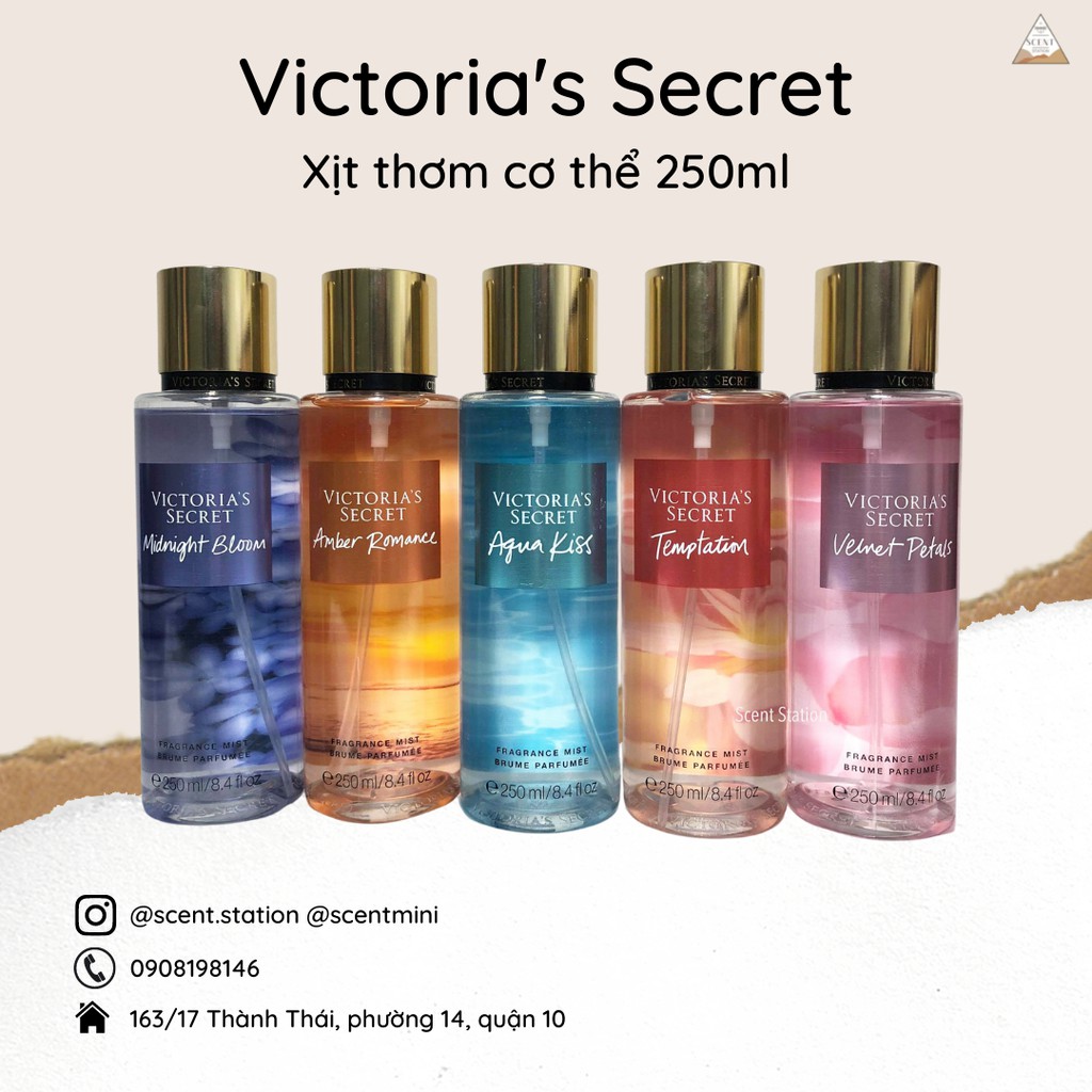 Xịt thơm cơ thể Body mist Victoria’s Secret 250ml