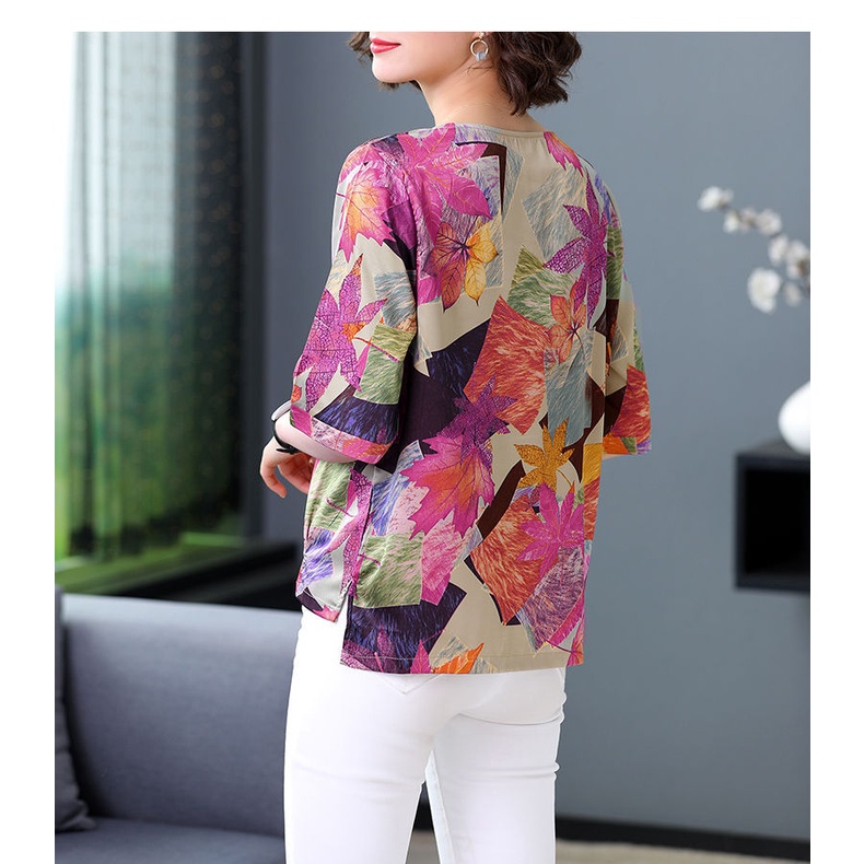 Áo Thun Tay Lửng Dáng Rộng Plus Size Thời Trang Cho Nữ