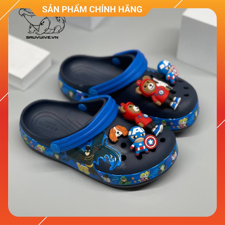 Giày Dép Crocs Trẻ Em Bat Man Band Chính Hãng Size 24  Đến 35 - Sấu Vui Vẻ - BAM